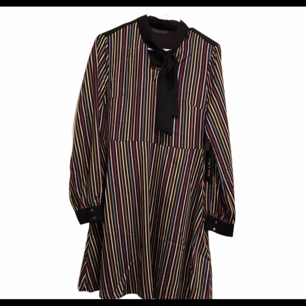 Doe & Rae striped dress NWT
